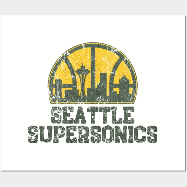 Seattle SuperSonics 1967 Wall Art by Sultanjatimulyo exe